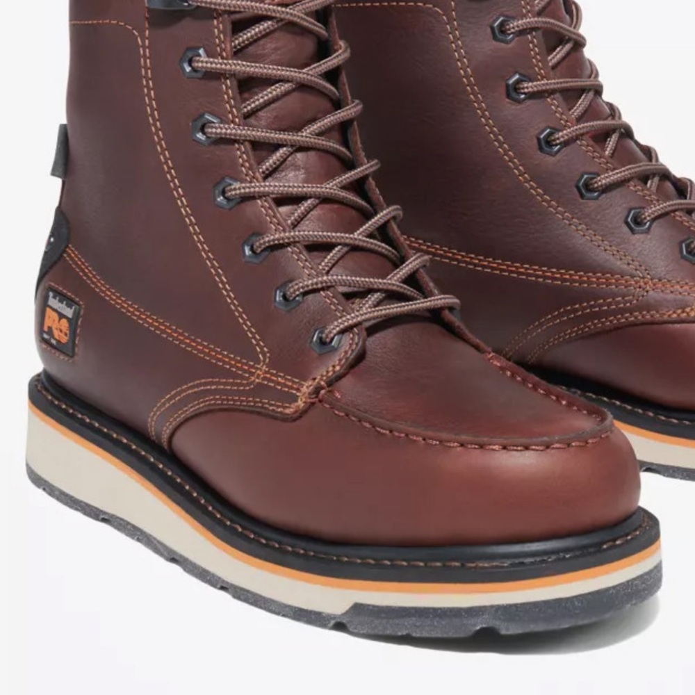 Timberland PRO Gridworks 8" waterproof Soft Toe Leather Boots 11